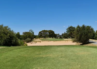 One of the beautiful par threes at Horsham Golf Club Victoria The Wimmera Golf Trail Great Golfing Road Trips Australia