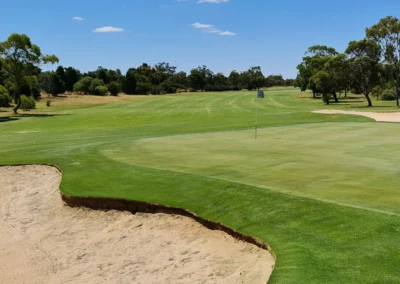 The Melbounre Sandbelt bunkering at Horsham Golf Club Victoria The Wimmera Golf Trail Great Golfing Road Trips Australia