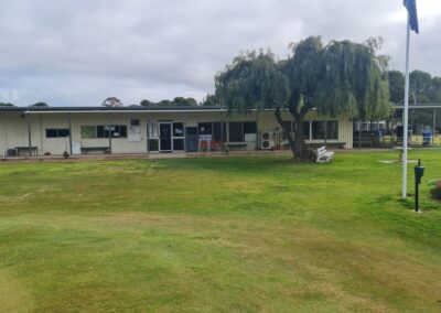 The clubhouse at Nhill Golf Club Victoria Wimmera Golf Trail Great Golfing Road Trips Australia