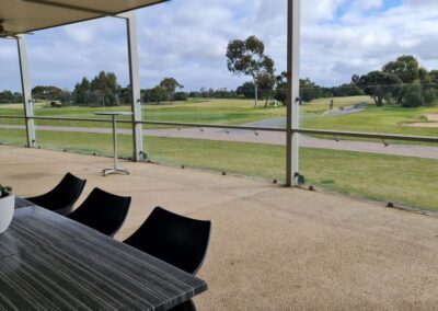 The views from the clubhouse to the course at Horsham Golf Club Victoria The Wimmera Golf Trail Great Golfing Road Trips Australia