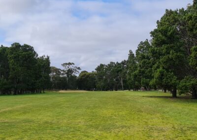 Tree lined fairways at Warracknabeal Golf Club Victoria Wimmera Golf Trail Great Golfing Road Trips Australia