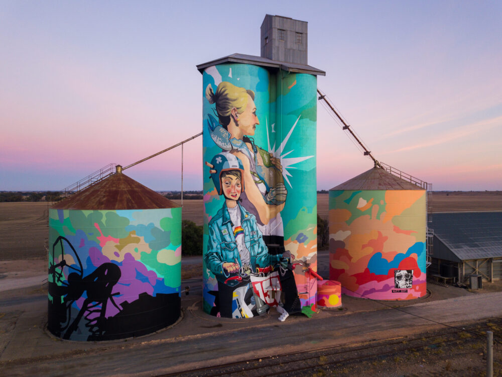 Albacutya Silo Art